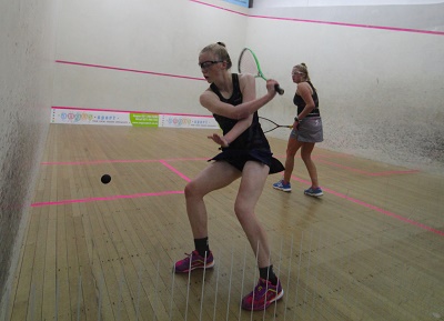 Resized Kaitlyn Watts vs Anna Hughes AON NZ Junior Open Semi Finals